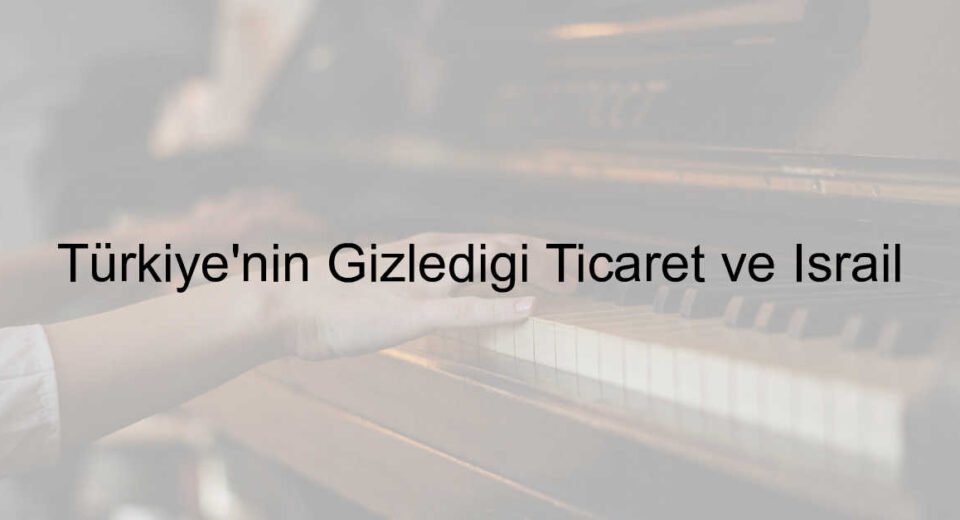 Türkiye'nin gizlediği ticaret ve İsrail